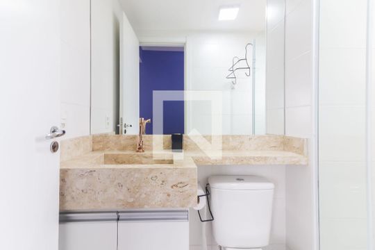 Banheiro de apartamento à venda com 2 quartos, 41m² em Jardim Alvorada (zona Oeste), São Paulo