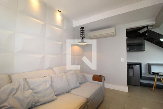 Sala/Cozinha de apartamento para alugar com 1 quarto, 70m² em Vila Olímpia, São Paulo
