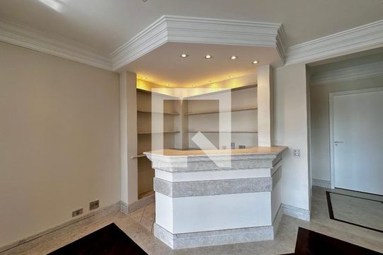 Sala de apartamento para alugar com 3 quartos, 216m² em Cidade Monções, São Paulo