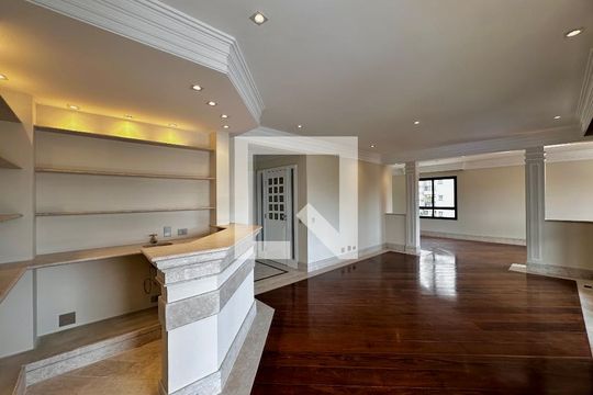 Sala de apartamento para alugar com 3 quartos, 216m² em Cidade Monções, São Paulo