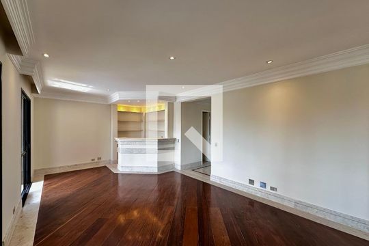 Sala de apartamento para alugar com 3 quartos, 216m² em Cidade Monções, São Paulo