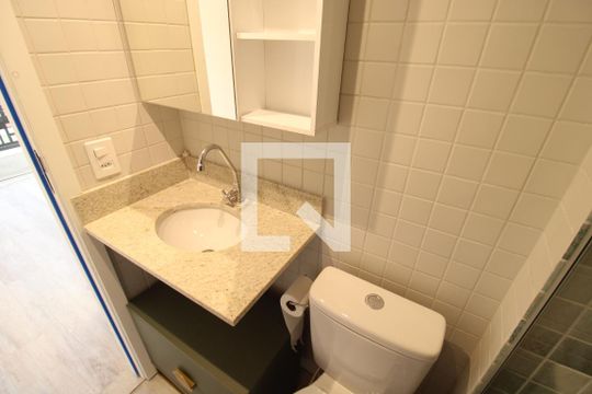 Banheiro de kitnet/studio à venda com 1 quarto, 26m² em Tucuruvi, São Paulo