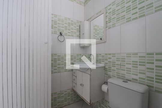Banheiro de casa para alugar com 1 quarto, 40m² em Vila Marina, Santo André