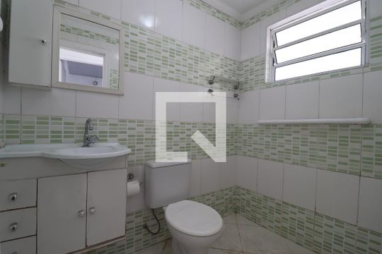 Banheiro de casa para alugar com 1 quarto, 40m² em Vila Marina, Santo André