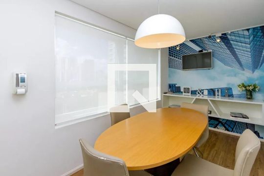 Área comum de apartamento à venda com 1 quarto, 33m² em Brooklin, São Paulo