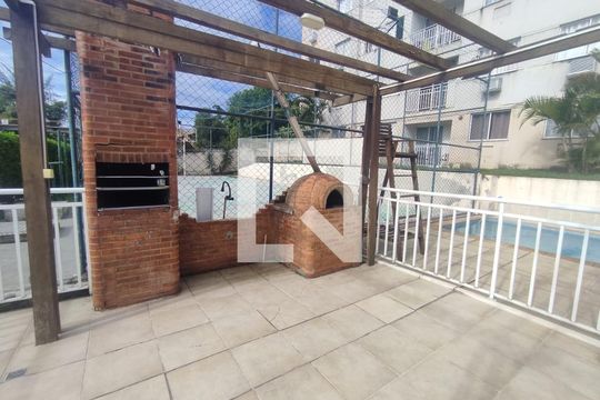 Área comum - Churrasqueira de apartamento para alugar com 2 quartos, 65m² em Colubandê, São Gonçalo