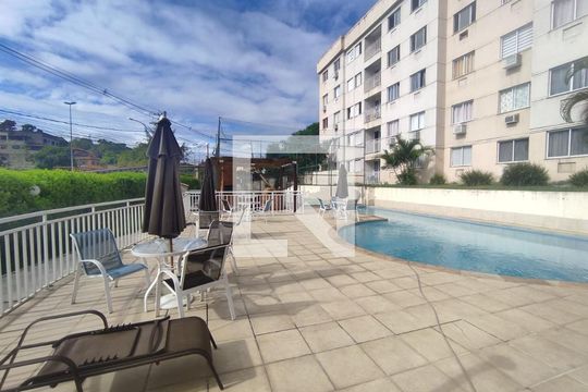 Área comum - Piscina de apartamento para alugar com 2 quartos, 65m² em Colubandê, São Gonçalo