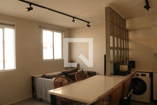 Sala de apartamento à venda com 1 quarto, 34m² em Barra Funda, São Paulo
