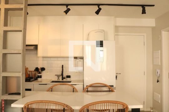 Sala de apartamento à venda com 1 quarto, 34m² em Barra Funda, São Paulo