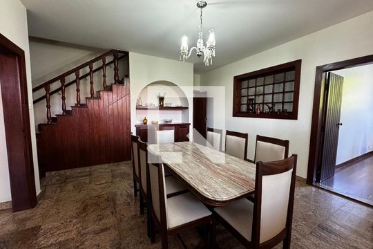 Sala de Jantar de casa à venda com 8 quartos, 400m² em Mangabeiras, Belo Horizonte