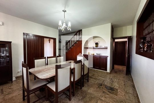 Sala de Jantar de casa à venda com 8 quartos, 400m² em Mangabeiras, Belo Horizonte