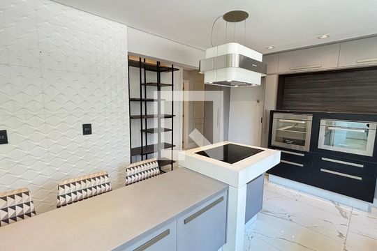 Cozinha de apartamento à venda com 3 quartos, 165m² em Jardim, Santo André