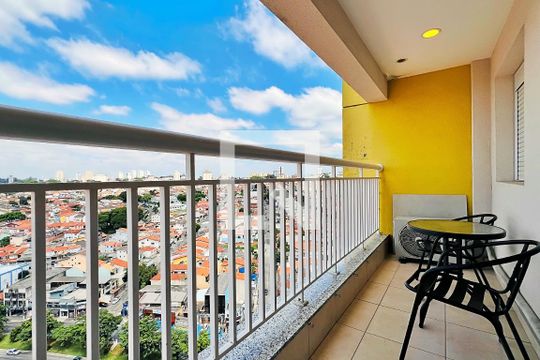 Varanda de apartamento à venda com 1 quarto, 38m² em Centro, Guarulhos