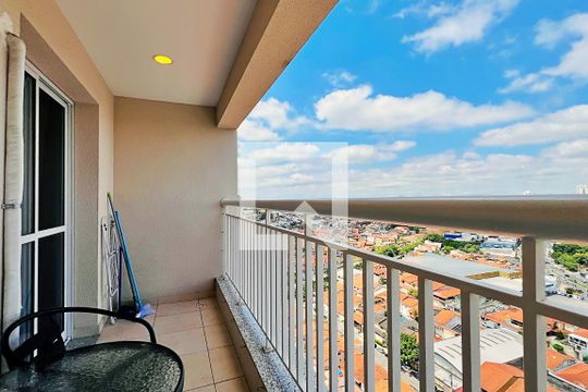 Varanda de apartamento à venda com 1 quarto, 38m² em Centro, Guarulhos