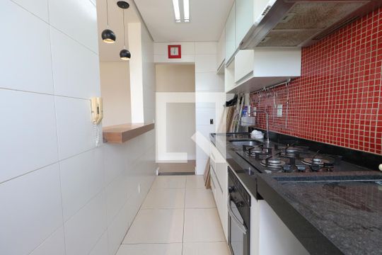 Cozinha de apartamento para alugar com 2 quartos, 48m² em Jardim Castelo Branco, Ribeirão Preto