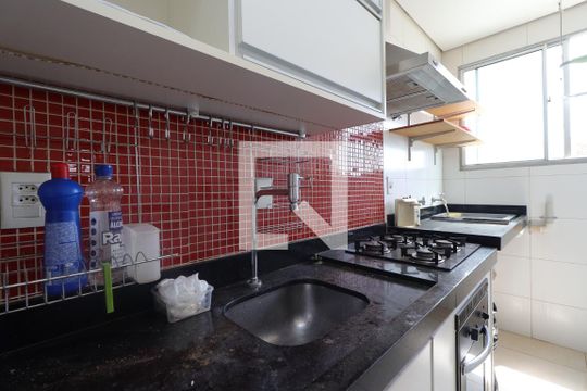 Cozinha de apartamento para alugar com 2 quartos, 48m² em Jardim Castelo Branco, Ribeirão Preto