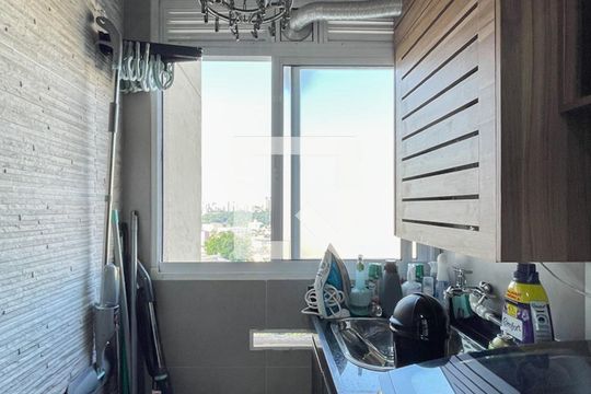 Área de Serviço de apartamento para alugar com 1 quarto, 42m² em Jardim Olavo Bilac, São Bernardo do Campo