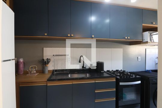 Cozinha e Área de Serviço de apartamento à venda com 2 quartos, 57m² em Centro, Canoas