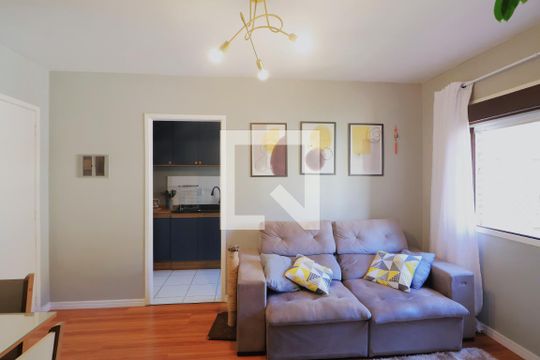 Sala de apartamento à venda com 2 quartos, 57m² em Centro, Canoas