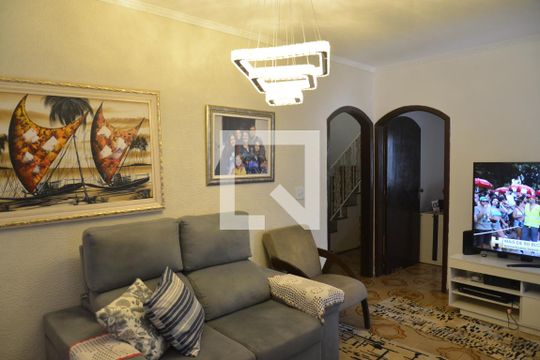 Sala de casa à venda com 5 quartos, 356m² em Jardim Ocara, Santo André