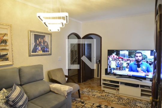 Sala de casa à venda com 5 quartos, 356m² em Jardim Ocara, Santo André