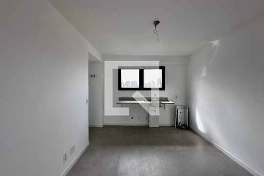 Sala de apartamento à venda com 1 quarto, 42m² em Vila Cordeiro, São Paulo