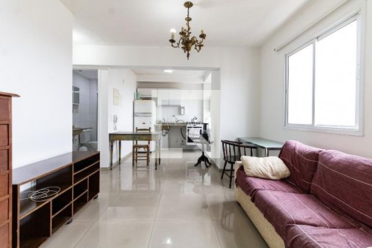 Sala de apartamento para alugar com 1 quarto, 22m² em Jardim Celeste, São Paulo