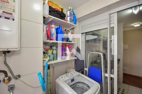 Área de Serviço de apartamento à venda com 3 quartos, 70m² em Vila Sonia do Taboao, Taboão da Serra