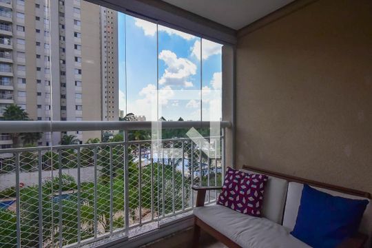 Varanda de apartamento à venda com 3 quartos, 70m² em Vila Sonia do Taboao, Taboão da Serra