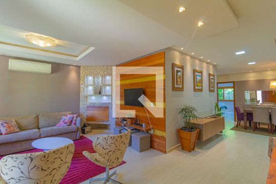 Sala 1 de casa de condomínio para alugar com 3 quartos, 252m² em Igara, Canoas