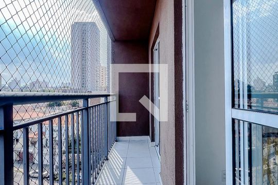 Varanda da Sala de apartamento para alugar com 1 quarto, 29m² em Jardim da Gloria, São Paulo