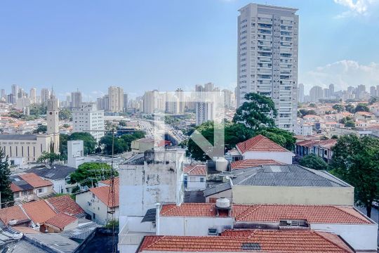 Vista da Suíte de apartamento para alugar com 1 quarto, 29m² em Jardim da Gloria, São Paulo