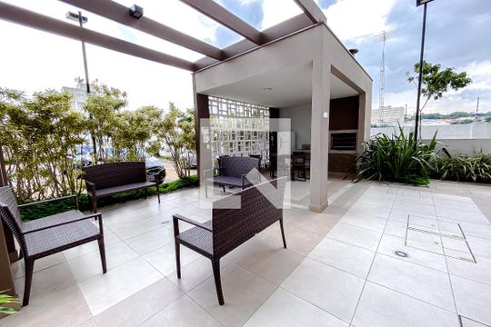 Área comum - Churrasqueira de apartamento para alugar com 1 quarto, 29m² em Jardim da Gloria, São Paulo