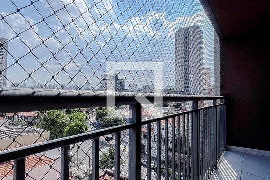 Varanda da Sala de apartamento para alugar com 1 quarto, 29m² em Jardim da Gloria, São Paulo