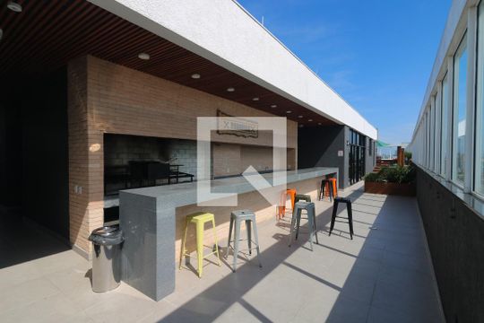 Área comum - Churrasqueira - Parrilla de apartamento à venda com 1 quarto, 45m² em Azenha, Porto Alegre