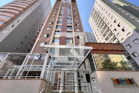 Fachada de apartamento à venda com 3 quartos, 80m² em Vila Valparaíso, Santo André