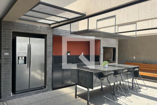 Área comum - Churrasqueira de kitnet/studio à venda com 1 quarto, 23m² em Barra Funda, São Paulo
