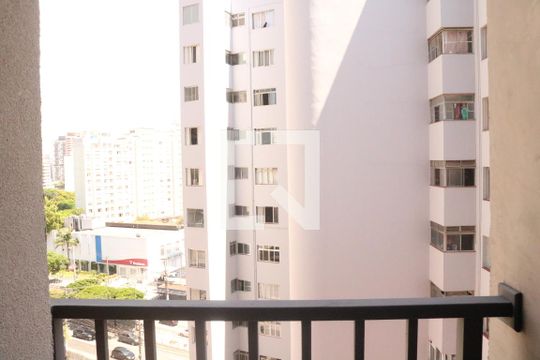 Varanda de kitnet/studio à venda com 1 quarto, 23m² em Barra Funda, São Paulo