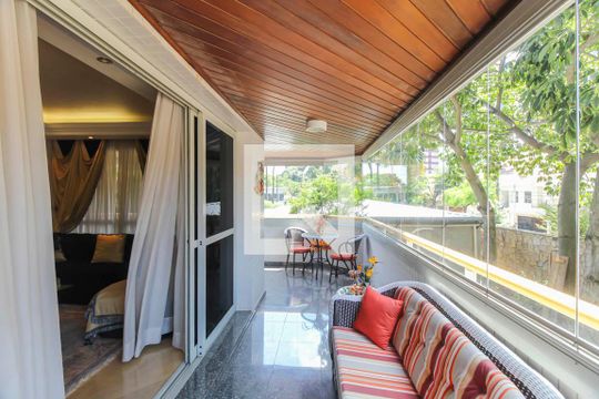 Varanda da Sala de apartamento à venda com 4 quartos, 250m² em Jardim Avelino, São Paulo