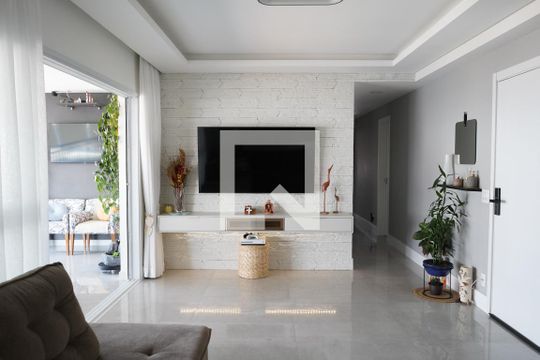 Sala de apartamento à venda com 3 quartos, 119m² em Belém, São Paulo