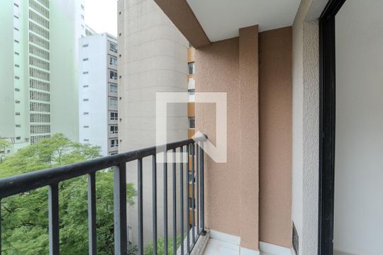 Sacada de apartamento à venda com 2 quartos, 39m² em Consolação, São Paulo