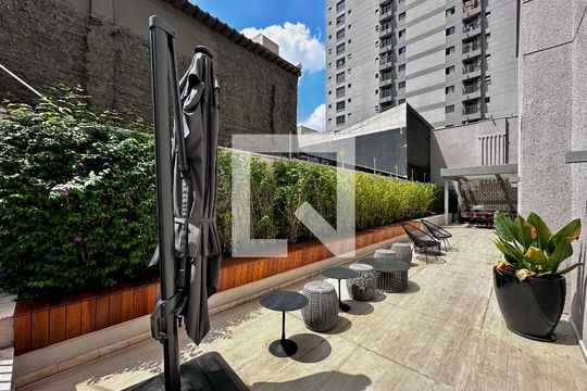Área comum de kitnet/studio à venda com 0 quarto, 32m² em Brooklin, São Paulo