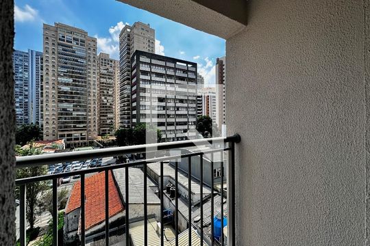 Sacada de kitnet/studio à venda com 0 quarto, 32m² em Brooklin, São Paulo