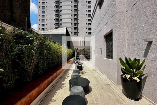 Área comum de kitnet/studio à venda com 0 quarto, 32m² em Brooklin, São Paulo