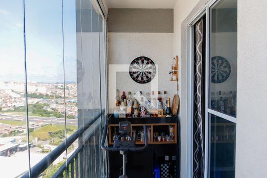 Varanda Gourmet de apartamento à venda com 2 quartos, 49m² em São Pedro, Osasco