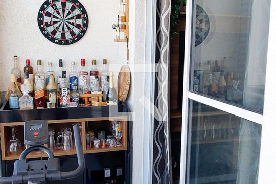 Varanda Gourmet de apartamento à venda com 2 quartos, 49m² em São Pedro, Osasco