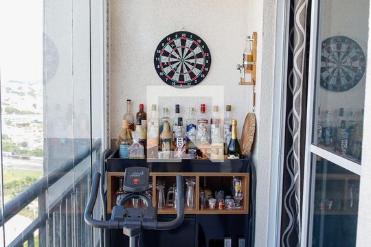 Varanda Gourmet de apartamento à venda com 2 quartos, 49m² em São Pedro, Osasco