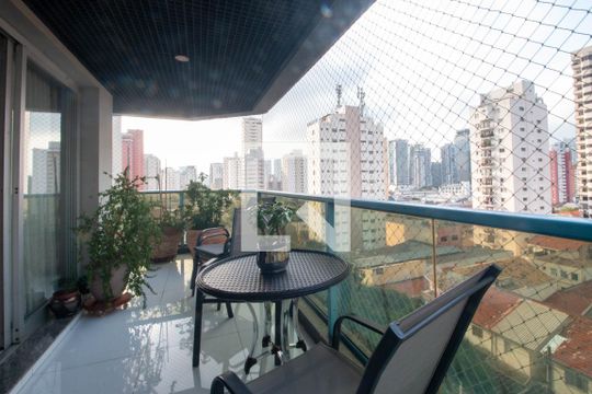 Varanda de apartamento à venda com 4 quartos, 127m² em Santo Amaro, São Paulo