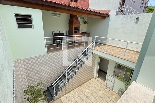 Varanda da Suíte de casa à venda com 3 quartos, 200m² em Campestre, Santo André