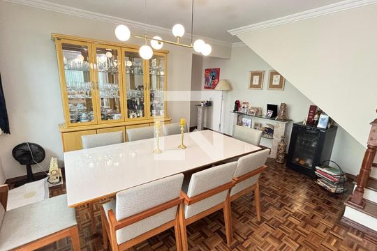 Sala de Jantar de casa à venda com 3 quartos, 200m² em Campestre, Santo André